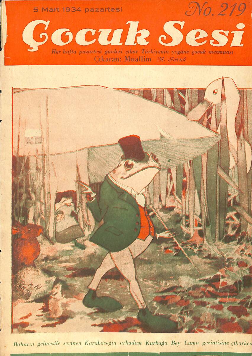 Çocuk Sesi Dergisi 5 Mart 1934 No.219 NDR99551 - 1