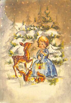 Çocuklar Ve Yılbaşı Kartpostal KRT18063 - 1
