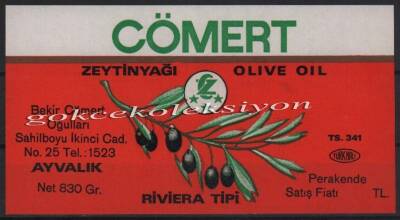 Cömert Zeytinyağı Etiketi PYB2909 - 1