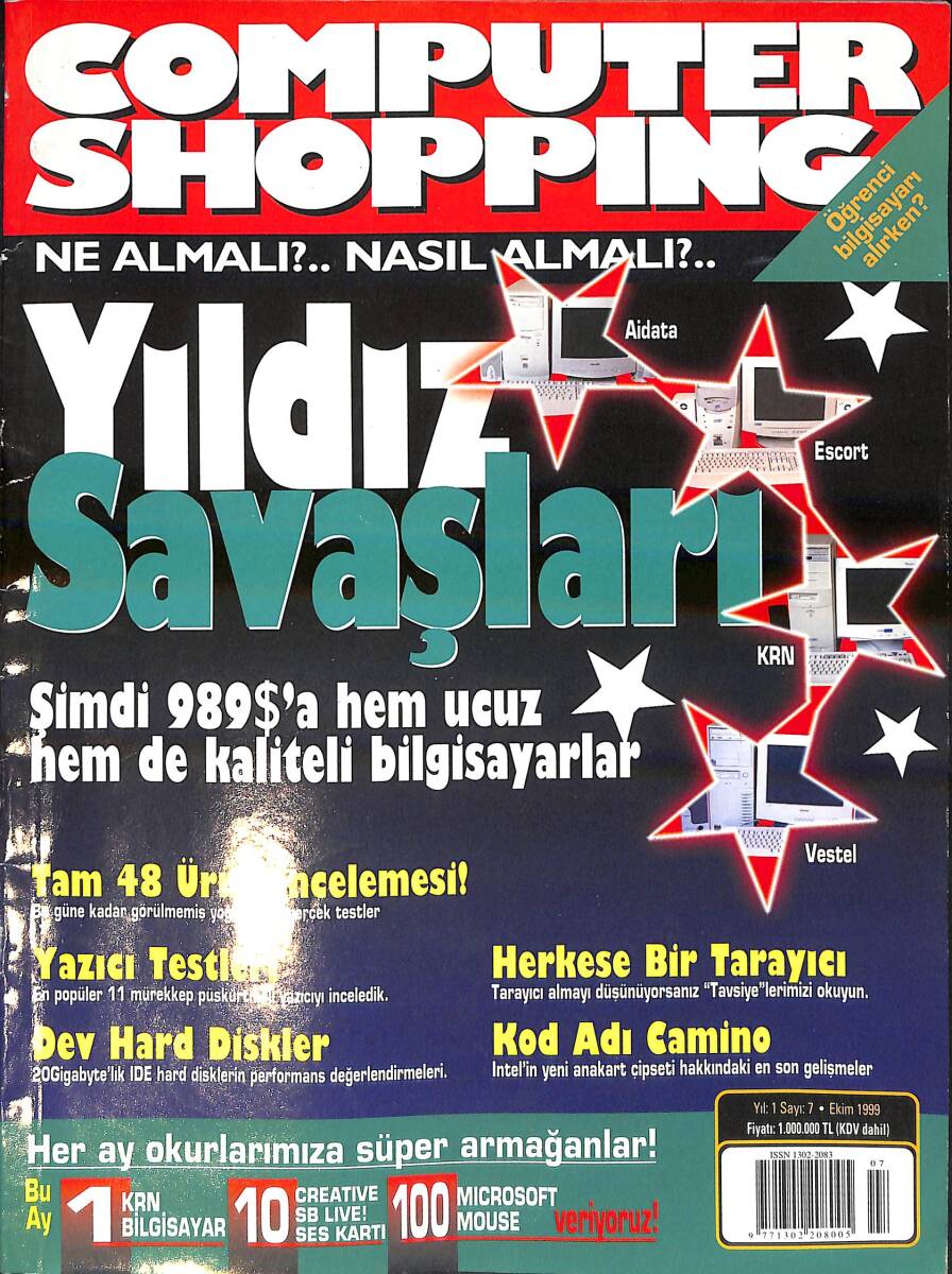 Computer Shopping Ekim 1999 Sayı: 7 NDR93105 - 1