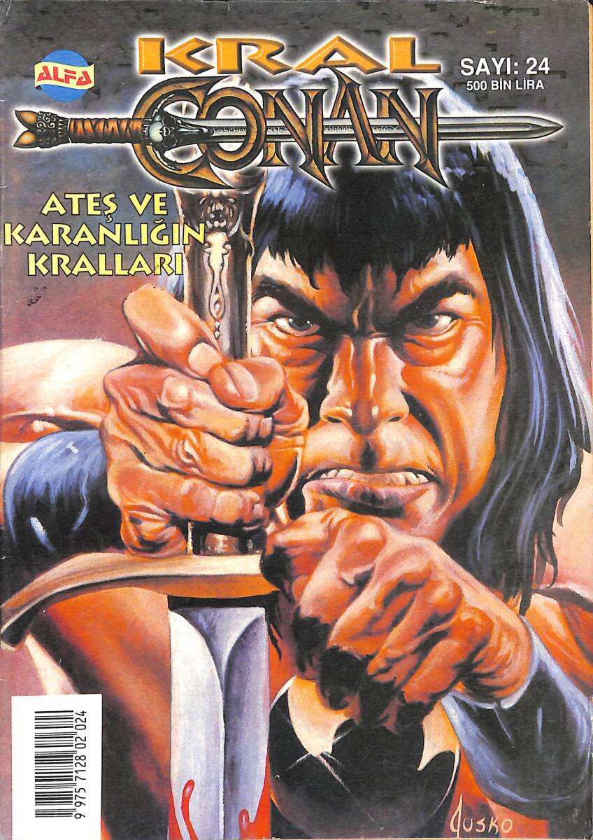 CONAN Çizgi Roman Sayı:24 (1-15 Ağustos 2000) - Ateş Ve Karanlığın Kralları NDR98410 - 1