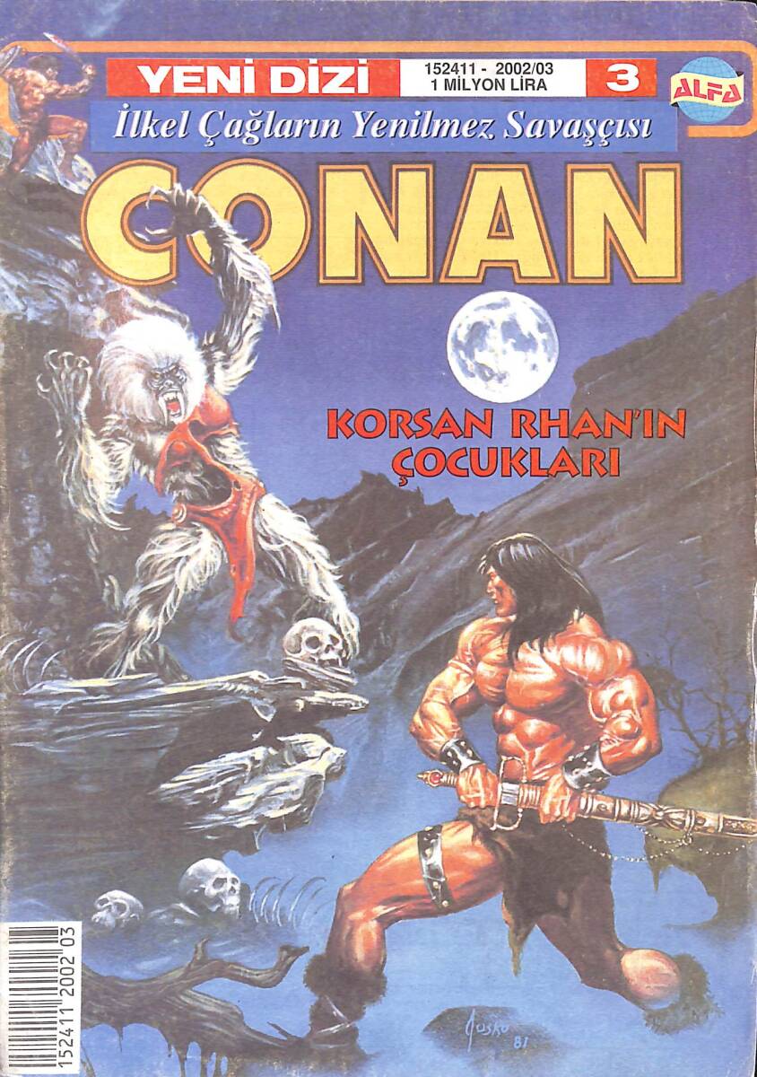 CONAN Çizgi Roman Sayı:3 (1 Şubat 2002) - Korsan Rhan'ın Çocukları NDR98389 - 1