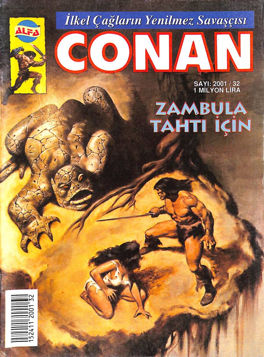 CONAN Çizgi Roman Sayı:32 (9 Kasım 2001) - Zambula Tahtı İçin NDR98401 - 1