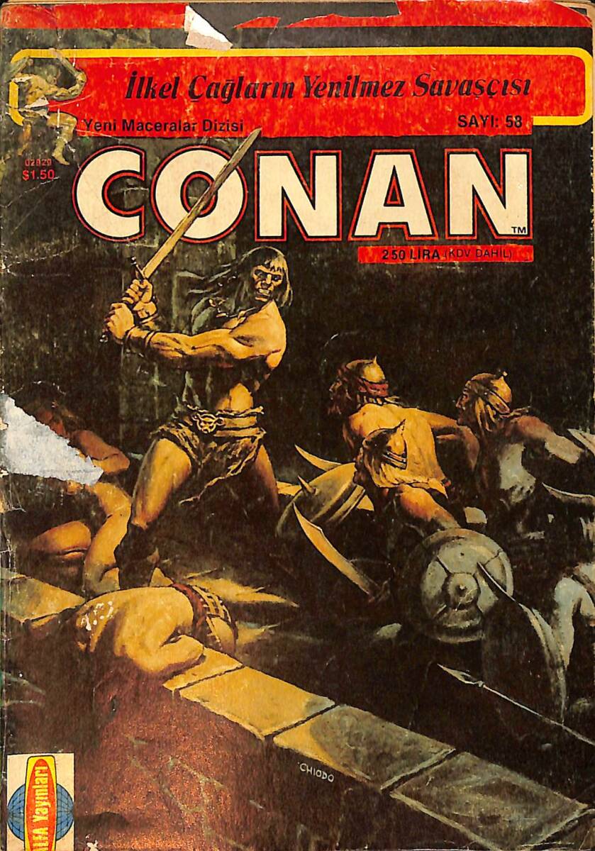 Conan - İlkel Çağların Yenilmez Savaşçısı (Yeni Maceralar Dizisi) Sayı: 58 NDR98890 - 1