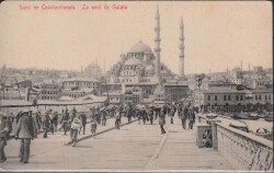 Constantinople Galata Köprüsü KRT6476 - Gökçekoleksiyon