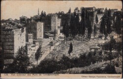 Constantinople İstanbul Surlardan Dış Görünüş KRT6481 - Gökçekoleksiyon