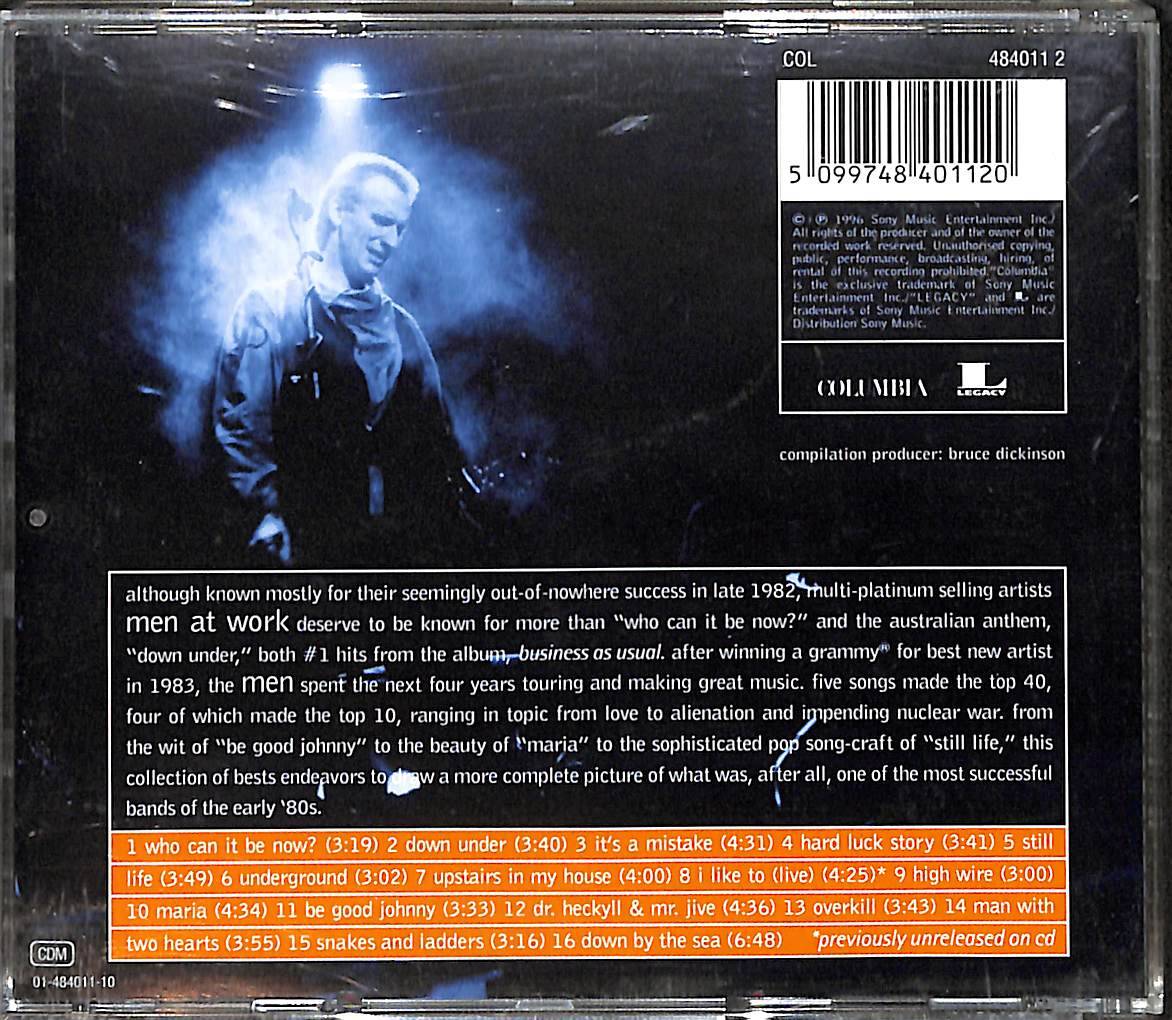 Contraband: The Best of Men at Work CD (İkinci El) CD4414 - 2