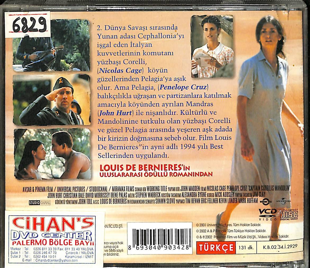 Coralli`nin Mandolini (Nicolas Cage) VCD Film VCD14459 - 2