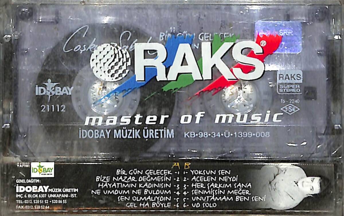 Coşkun Sabah – Bir Gün Gelecek / Hayatımın Kadını Kaset (Sıfır Kaset) KST29456 - 2