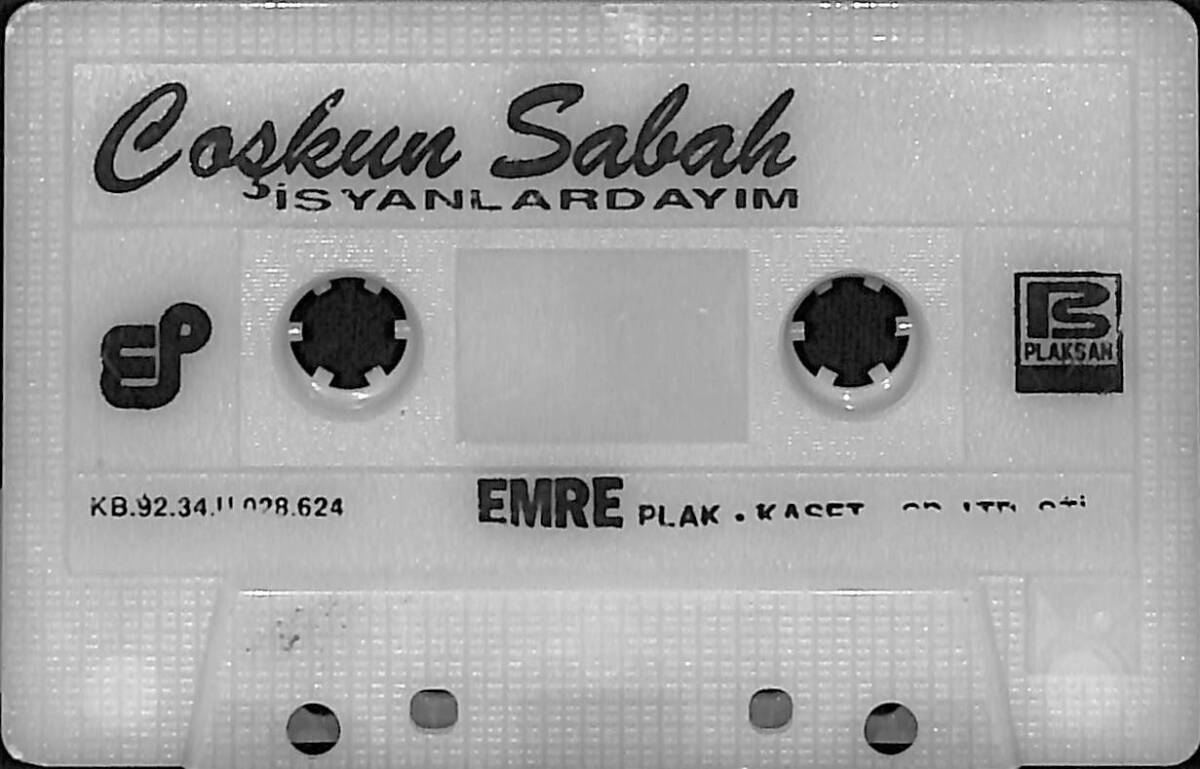 Coşkun Sabah - İsyanlardayım Kaset (İkinci El) KST27829 - 1