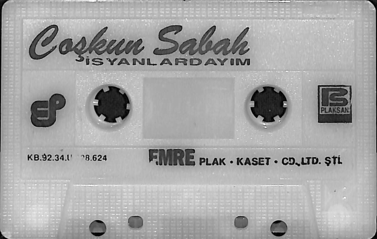 Coşkun Sabah - İsyanlardayım Kaset (İkinci El) KST27829 - 2