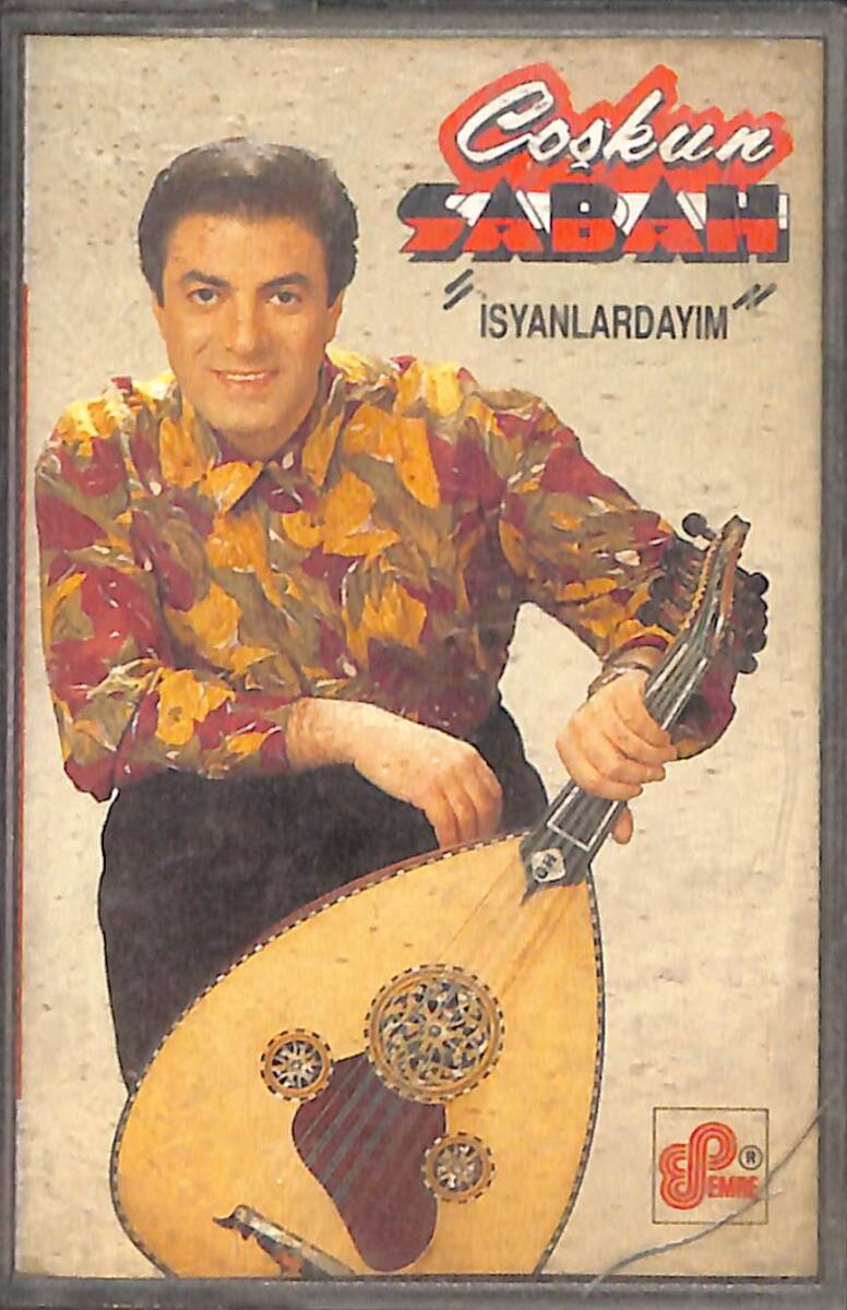 Coşkun Sabah – İsyanlardayım Orijinal Kaset (İkinci El) * Emre Kasetçilik - Mavi Bandrol - 1992 KST30899 - 1