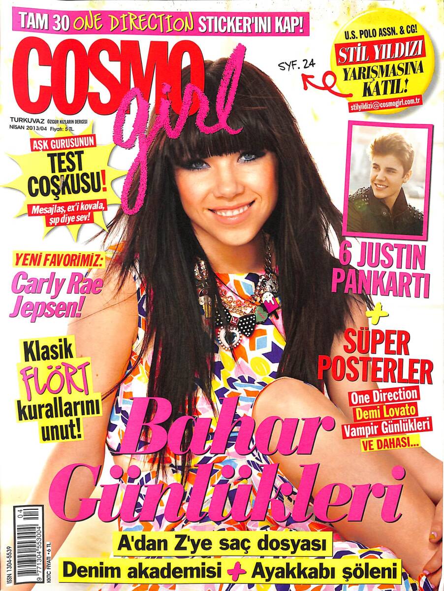 Cosmo Girl Nisan 2013 - Yeni Favorimiz : Carly Rae Jepsen ! NDR102125 - 1