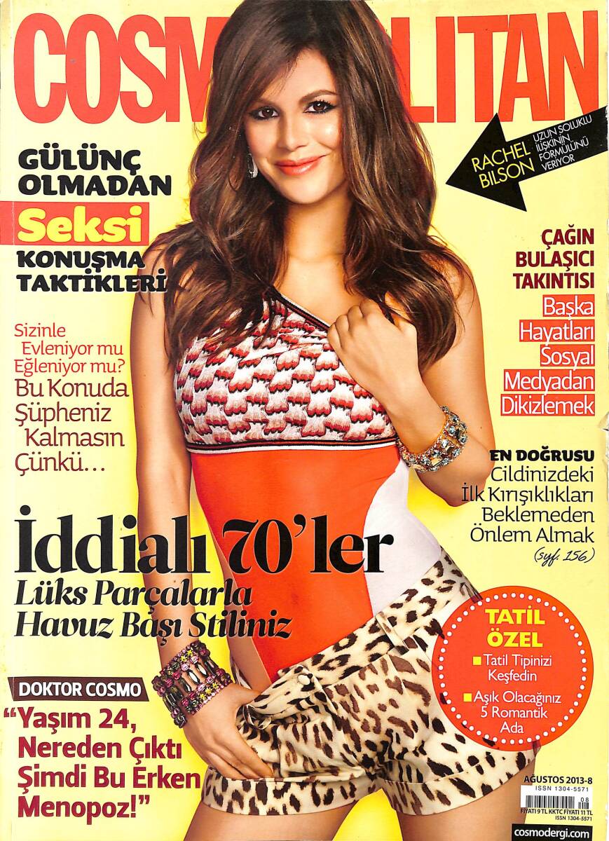 Cosmopolitan Dergisi Ağustos 2013 - Ebru Şallı-Harun Tan - Kerem Bursin Röportaj NDR102146 - 1