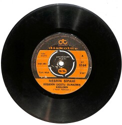 Nesrin Sipahi - Düşenin Dostu Olmazmış Ezelden / Koş Bana Gel Plak (10/6.5) PLK25332 - Gökçekoleksiyon