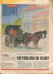 Cumhuriyet Dergisi 3 Aralık 1995 Sayı 506 - Faytonlara Ne Oldu ? NDR77982 - Gökçekoleksiyon