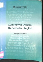 Cumhuriyet Dönemi Denemeler Seçkisi NDR87663 - Gökçekoleksiyon
