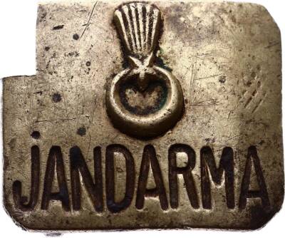 Cumhuriyet Dönemi Jandarma Kemer Tokası AOB643 - 9