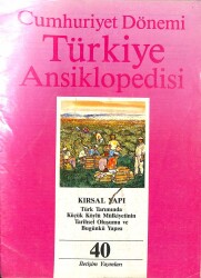 Cumhuriyet Dönemi Türkiye Ansiklopedisi Cilt 40 NDR79585 - Gökçekoleksiyon