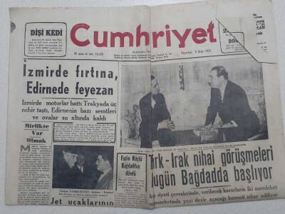 Cumhuriyet Gazete - 10 Ocak 1955 - Türk Irak Nihai Görüşmeleri Bağdatta Başlıyor GZ112823 - 1