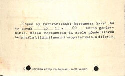Cumhuriyet Gazete Ve Matbaası Damga Pullu Sipariş Bildiri Kartı EFM(N)10874 - 2