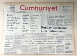 Cumhuriyet Gazetesi 1 Ağustos 1976 GZ273 - 2
