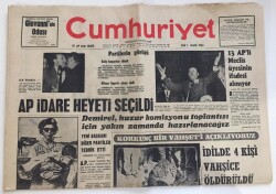 Cumhuriyet Gazetesi 1 Aralık 1964- AP İdare Heyeti Seçildi Süleyman Demirel GZ6128 - 2