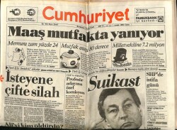 Cumhuriyet Gazetesi 1 Aralık 1989 - Pariste Türbana Şartlı İzin GZ65150 - 1