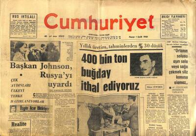 Cumhuriyet Gazetesi - 1 Eylül 1968 - Çek Aydınları Ülkeyi Terke Hazırlanıyorlar GZ99515 - 1