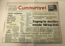 Cumhuriyet Gazetesi 1 Eylül 1974 GZ1496 - 2