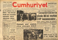 Cumhuriyet Gazetesi 1 Haziran 1964 - Fenerbahçe Şampiyon ! - Kıbrısta İngiliz Aleyhtarı Gösteriler Gitgide Artıyor GZ160359 - Gökçekoleksiyon
