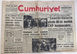 Cumhuriyet Gazetesi 1 Haziran 1964-Gümüş Pala Genel Seçimlerin Erkene Alınacağını Bildirdi GZ6131 - 1