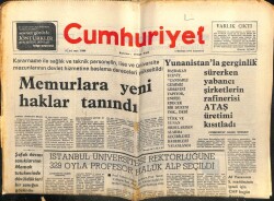 Cumhuriyet Gazetesi 1 Haziran 1974 - Memurlara Yeni Haklar Tanındı GZ103152 - 2