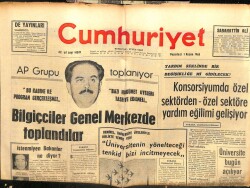 Cumhuriyet Gazetesi 1 Kasım 1965 - Tasarruf Bonoları Kalmayacak GZ103181 - 1