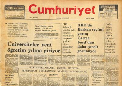 Cumhuriyet Gazetesi 1 Kasım 1976 - Kartal Maltepede 3 Milyon Liralık Kaçak Amerikan Sigarası Ele Geçirildi GZ115036 - 1