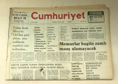 Cumhuriyet Gazetesi 1 Mart 1977 GZ646 - 1