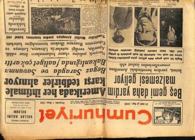Cumhuriyet Gazetesi - 1 Nisan 1948 - Amerika da Her İhtimale Karşı Tedbirler Alınıyor GZ99441 - 1