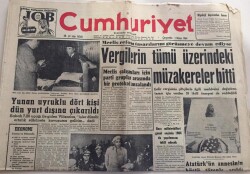 Cumhuriyet Gazetesi 1 Nisan 1964-Atatürkün Annesinin Büstü Törenle Açıldı GZ6037 - 1