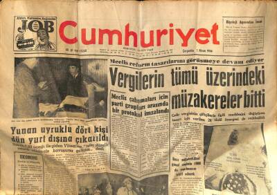 Cumhuriyet Gazetesi 1 Nisan 1964 - Atatürkün Annesinin Büstü Törenle Açıldı GZ69873 - 1