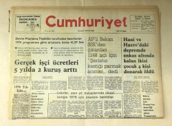 Cumhuriyet Gazetesi 1 Ocak 1976 GZ523 - 2
