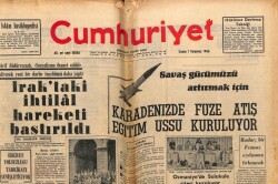 Cumhuriyet Gazetesi 1 Temmuz 1966 - Karadenizde Füze Atış Üssü Kuruluyor GZ70113 - 1