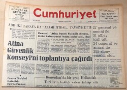 Cumhuriyet Gazetesi 10 Ağustos 1976 GZ134 - 2