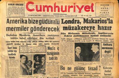 Cumhuriyet Gazetesi 10 Aralık 1957 - Yeşilköy Denizpark Oteli Dün Yandı - Ali İhsan Sâbis Dün Vefat Etti GZ119691 - 1