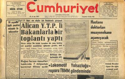 Cumhuriyet Gazetesi 10 Ekim 1963 - Polis Fikret Hakanı Bulamıyor - Hastane Doktorları Muayenehane Açamıyacak GZ120787 - 1