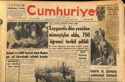 Cumhuriyet Gazetesi 10 Eylül 1963 - Panama Şilebini Batıran Sadıkzade Gemisi Geldi - NATO Komutanı Ankarada GZ120740 - 1