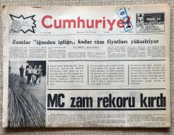 Cumhuriyet Gazetesi 10 Eylül 1977 GZ101 - 1