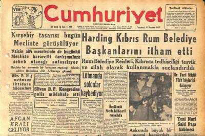 Cumhuriyet Gazetesi 10 Haziran 1957 - Hukukçular İdamların Gizli Olmasını İstiyorlar - Afgan Kralı Geliyor GZ119868 - 1