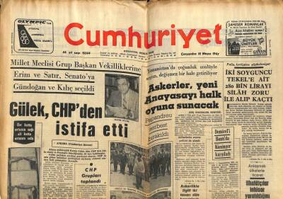 Cumhuriyet Gazetesi 10 Mayıs 1967 - Orman Kanunu Tasarı Taslağını Protesto İçin Miting Yapıldı GZ85438 - 1