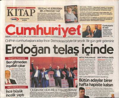 Cumhuriyet Gazetesi 10 Mayıs 2018 - Münbiçte Yeni ABD Üssü - Saray Yangına Çözüm Arıyor GZ95299 - 1
