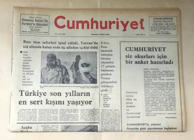Cumhuriyet Gazetesi 10 Şubat 1976 GZ485 - 2